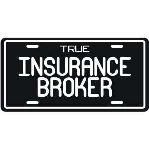  New  True Insurance Broker  License Plate Occupations 
