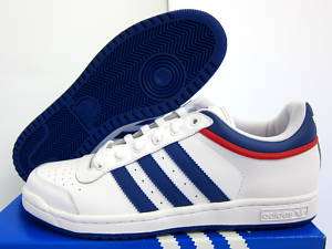 NEW MENS ADIDAS TOP TEN LOW [581051] WHITE/ROYAL/RED  