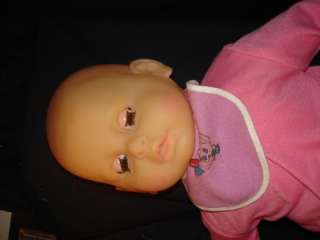 Baby Doll Large Doll Vinyl/Cloth Clean EUC 23 Tall Doll Clothes Toy 