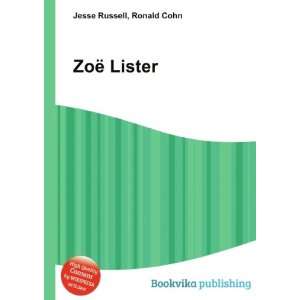 ZoÃ« Lister Ronald Cohn Jesse Russell  Books