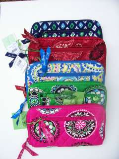 Vera Bradley ZIP AROUND WALLETS Select your Sold Out Patterns Now 