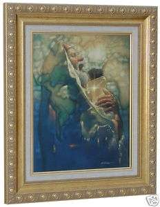   MOMENT Ron DiCianni CANVAS Framed w/ liner Baby Jesus Spiritual Art