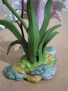 Mint Lenox Floral Sculpture Rubrum Lily Flower Lilium Speciosum Hand 