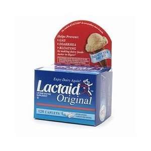  Lactaid Original Caplets   120ct, Enzyme Supplement 