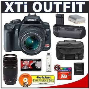  SLR Camera (Black) + Canon EF S 18 55mm Lens [Outfit] + Canon EF 