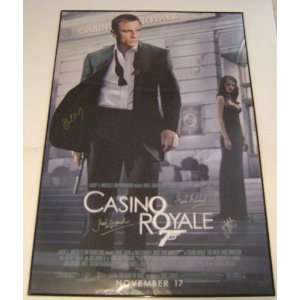  SIGNED CASINO ROYALE MOVIE POSTER 