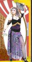 FORTUNE TELLER CIRCUS GYPSY SIDESHOW COSTUME LGE 12 14  