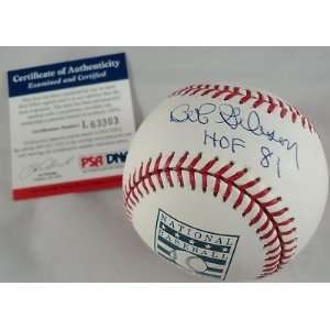  Signed Bob Gibson Baseball   HOF * * PSA DNA   Autographed 