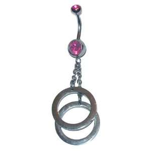 Belly Button Ring Surgical Steel Couples Rings Design