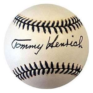 Tommy Henrich Autographed Mickey Mantle Baseball   Autographed 