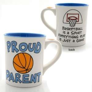 Our Name Is Mud by Lorrie Veasey Basketball Parent Mug, 4 1/2 Inch 