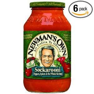 Newmans Own Pasta Sauce Tomato Peppers Grocery & Gourmet Food