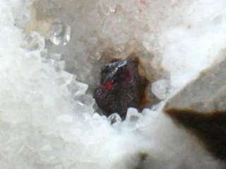 red CINNABAR crystal specimen  