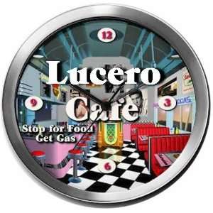  LUCERO 14 Inch Cafe Metal Clock Quartz Movement Kitchen 