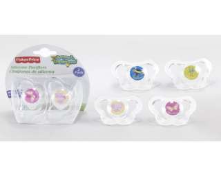 Fisher Price 2pk Pacifiers, Animals of the Rainforest, Baby Shower 