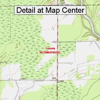  USGS Topographic Quadrangle Map   Toivola, Minnesota 