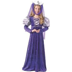  Renaissance Queen Child Costume Med