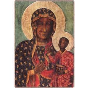  Silkscreen   Our Lady of Czestochowa, Large 16.5 x 11.5 