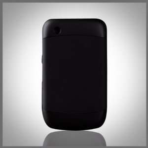 Double Black Tocco rubber feel ABS case cover for Blackberry Curve 