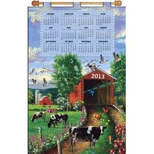   Tobin Barn 2013 Calendar Felt Applique Kit 16X24 Arts, Crafts