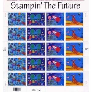   Stampin The Future # 3414 17 20 x 33 cent us Stamps 