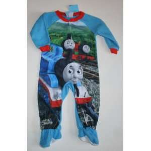  Thomas and Friends Boys Infant 1 Piece Footed Pajama Size 