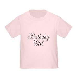  Birthday Girl Black Script Pink Toddler Shirt   Size 4T 