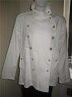 BAMFORD white PeaCoat jacket coat