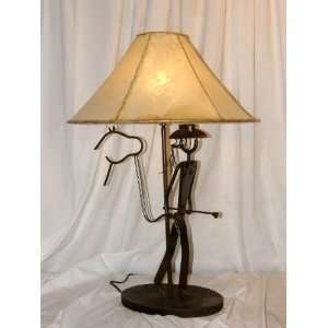  Southwestern Wrought Iron Table Lamp 29 (TL9)