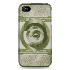   MAGNIFIED EYE GREEN HUNDRED DOLLAR for the Apple Iphone 4 & Iphone 4S