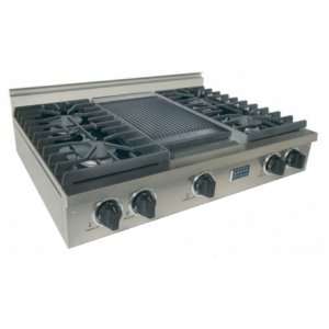   Five Star TTN0377 36In Stainless Steel Gas Cooktop