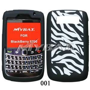  Blackberry 9700 , 9780 Skin Cover, Laser Zebra Skin White 
