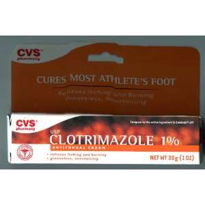  Clotrimazole 1% Antifungal Cream   1 oz Health & Personal 