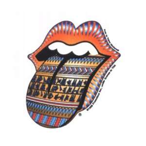 Rolling Stones   Egyptian Tongue on White Square   2 3/4 