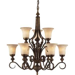 Trump Home Collection Briarcliff Series 9 Light 34 Weathered Umber 