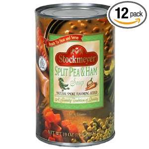 Stockmeyer Soup, Split Pea and Ham, 19 Ounce Cans (Pack of 12)