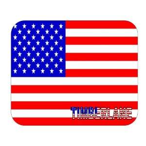  US Flag   Timberlane, Louisiana (LA) Mouse Pad Everything 