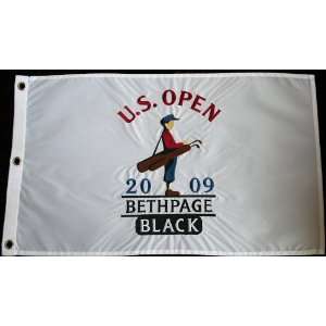 Official Embroidered 2009 Us Open Flag From Bethpage Black   Golf 