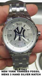 New York Yankees Fossil Multifunction II Watch mens 691464595821 