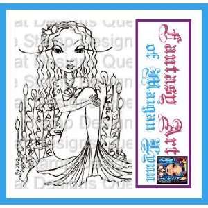  Tilly Mermaid Unmounted Rubber Stamp 