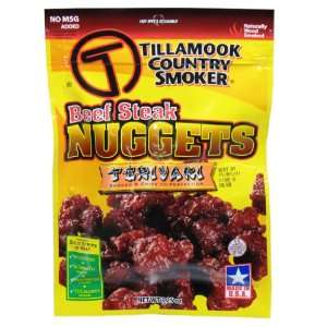 Tillamook Teriyaki Beef Steak Nuggets, 3.25 Ounces (Pack of 12 