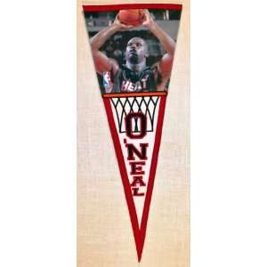  Shaquille ONeal Miami Heat Pennant