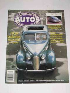 Special Interest Autos October 1998 #167 1939 LaSalle  