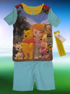 NWT Disney My friends Tigger and Pooh pajama set GIRL  