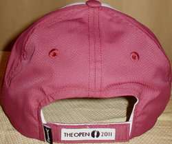 British Open 2011 structured adjustable golf hat(wht/Ma  