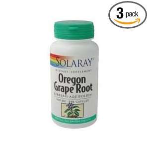  Oregon Grape Root 550mg 100 Capsules 3PACK Health 