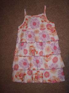 Girls Baby Lulu Hydrangea Tiered Ruffled Dress Size 6X  