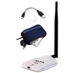 2000mw 2W 802.11 B/G/N Wireless USB Network Adaptor With 5dBi antenna 