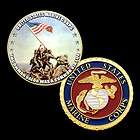 marine corps iwo jima printed challenge coin 621