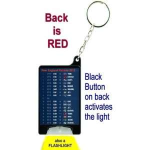 New England Patriots 2012 NFL Schedule Flashlight Key 